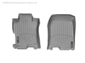 Picture of WeatherTech FloorLiners - Gray - Front - 2 Piece