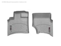 Picture of WeatherTech FloorLiners - Gray - Front - 2 Piece