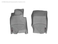 Picture of WeatherTech FloorLiners - Gray - Front - 2 Piece