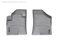 Picture of WeatherTech FloorLiners - Gray - Front - 2 Piece