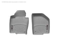 Picture of WeatherTech FloorLiners - Gray - Front - 2 Piece