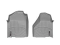 Picture of WeatherTech FloorLiners - Gray - Front - 2 Piece