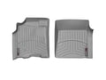 Picture of WeatherTech FloorLiners - Gray - Front - 2 Piece