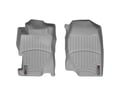 Picture of WeatherTech FloorLiners - Gray - Front - 2 Piece