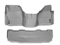 Picture of WeatherTech FloorLiners - Front - Over-The-Hump & Rear - Gray