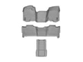 Picture of WeatherTech FloorLiners - Front - Over-The-Hump, 2nd & 3rd Row - Gray