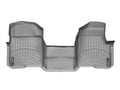 Picture of WeatherTech FloorLiners - Gray - Front - Over-The-Hump