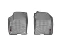 Picture of WeatherTech FloorLiners - Gray - Front - 2 Piece