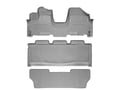 Picture of WeatherTech FloorLiners - Front, 2nd & 3rd Row - Over-The-Hump - Gray