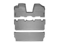 Picture of WeatherTech FloorLiners - Front, 2nd & 3rd Row - Over-The-Hump - Gray