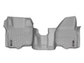 Picture of WeatherTech FloorLiners - Gray - Front - Over-The-Hump