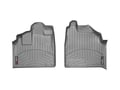 Picture of WeatherTech FloorLiners - Gray - Front - 2 Piece