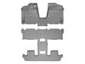 Picture of WeatherTech FloorLiners - Front, 2nd & 3rd Row - Over-The-Hump - 1 Piece 2nd/3rd Row Liner - Gray