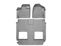 Picture of WeatherTech FloorLiners - Front, 2nd & 3rd Row - 1 Piece 2nd/3rd Row Liner - Gray