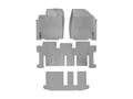 Picture of WeatherTech FloorLiners - Gray - Front, Rear & 3rd Row