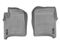 Picture of WeatherTech FloorLiners - Gray - Front - 2 Piece