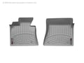 Picture of WeatherTech FloorLiners - Gray - Front - 2 Piece