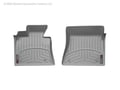 Picture of WeatherTech FloorLiners - Gray - Front - 2 Piece