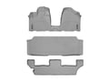 Picture of WeatherTech FloorLiners - Front, 2nd & 3rd Row - Over-The-Hump - Gray