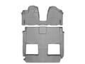 Picture of WeatherTech FloorLiners - Front, 2nd & 3rd Row - Over-The-Hump - 1 Piece 2nd/3rd Row Liner - Gray