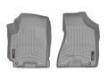 Picture of WeatherTech FloorLiners - Gray - Front - 2 Piece