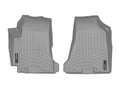 Picture of WeatherTech FloorLiners - Gray - Front - 2 Piece