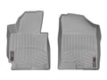 Picture of WeatherTech FloorLiners - Gray - Front - 2 Piece