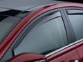 Picture of WeatherTech Side Window Deflectors - Front - Fits Chrome Window Frame Only - Dark Tint