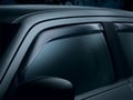 Picture of WeatherTech Side Window Deflectors - Front - Dark Tint - Sedan 4 Door - Hatchback