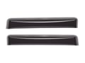 Picture of WeatherTech Side Window Deflectors - Rear - Dark Tint - Crew Cab - Extended Cab