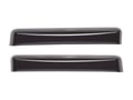Picture of WeatherTech Side Window Deflectors - Rear - Dark Tint - Crew Cab - Extended Cab