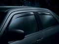 Picture of WeatherTech Side Window Deflectors - 4 Piece - Fits Vehicles w/Rubber/Composite Window Frames - Dark Tint
