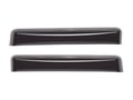 Picture of WeatherTech Side Window Deflectors - Rear - Dark Tint - Extended Crew Cab