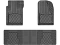 Picture of WeatherTech AVM Universal Floor Mats - 3 Piece Set - Front & Over-The-Hump Rear - Black