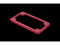 Picture of Weathertech Motorcycle Billet Plate Frames - Red