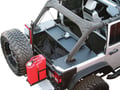 ARIES Jeep Security Cargo Lid Installed - Half Open