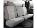 Picture of Fia Oe Custom Seat Cover - Tweed - Gray - Rear - Split Cushion 60/40 - Solid Backrest - Adjustable Headrests - Center Seat Belt - Removable Center Headrest