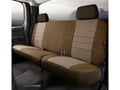 Picture of Fia Oe Custom Seat Cover - Tweed - Taupe - Rear - Split Cushion 40/60 - Solid Backrest - Center Seat Belt - Incl. Head Rest Cover