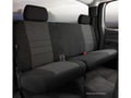 Picture of Fia Oe Custom Seat Cover - Tweed - Charcoal - Rear - Split Cushion 60/40 - Solid Backrest - Adj. Headrests - Center Seat Belt - Removable Center Headrest - Headrest Cover
