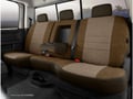 Picture of Fia Oe Custom Seat Cover - Tweed - Gray - Rear - Split Cushion 60/40 - Solid Backrest - Adj. Headrests - Center Seat Belt - Removable Center Headrest - Headrest Cover