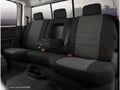 Picture of Fia Oe Custom Seat Cover - Tweed - Charcoal - Rear - Split Seat 60/40 - Adj. Headrests - Center Seat Belt - Armrest w/Cup Holder - Fold Flat Backrest - Headrest Cover