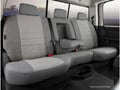 Picture of Fia Oe Custom Seat Cover - Tweed - Gray - Split Seat 40/60 - Adj. Headrests - Built In Seat Belts - Armrest/Storage - Cushion Hump Under Armrest