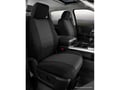 Picture of Fia Oe Custom Seat Cover - Tweed - Charcoal - Bucket Seats - High-Back w/ Armrests - 33in High Backrest