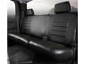 Picture of Fia Oe Custom Seat Cover - Rear Seat - 40 Driver/ 60 Passenger Split Bench - Solid Black - Solid Backrest - Extended Cab