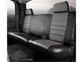 Picture of Fia Oe Custom Seat Cover - Rear Seat - 40 Driver/ 60 Passenger Split Bench - Gray/Black - Solid Backrest - Center Seat Belt