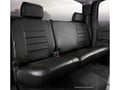 Picture of Fia LeatherLite Custom Seat Cover - Solid Black - Rear - Split Seat 60/40 - w/ or w/o Adjustable Headrests - Armrest