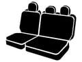 Picture of Fia LeatherLite Custom Seat Cover - Rear Seat - 60 Driver/ 40 Passenger Split Bench - Solid Black - Adjustable Headrests