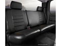 Picture of Fia LeatherLite Custom Seat Cover - Rear Seat - 60 Driver/ 40 Passenger Split Bench - Solid Black - Adjustable Headrests