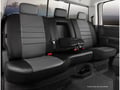 Picture of Fia LeatherLite Custom Seat Cover - Gray/Black - Split Seat 40/60 - Adjustable Headrests - Armrest w/Cup Holder - Fold Flat Backrest - Extended Crew Cab