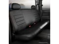 Picture of Fia LeatherLite Custom Seat Cover - Rear Seat - Solid Black - Bench Seat - Adj. Headrests - 2nd Row